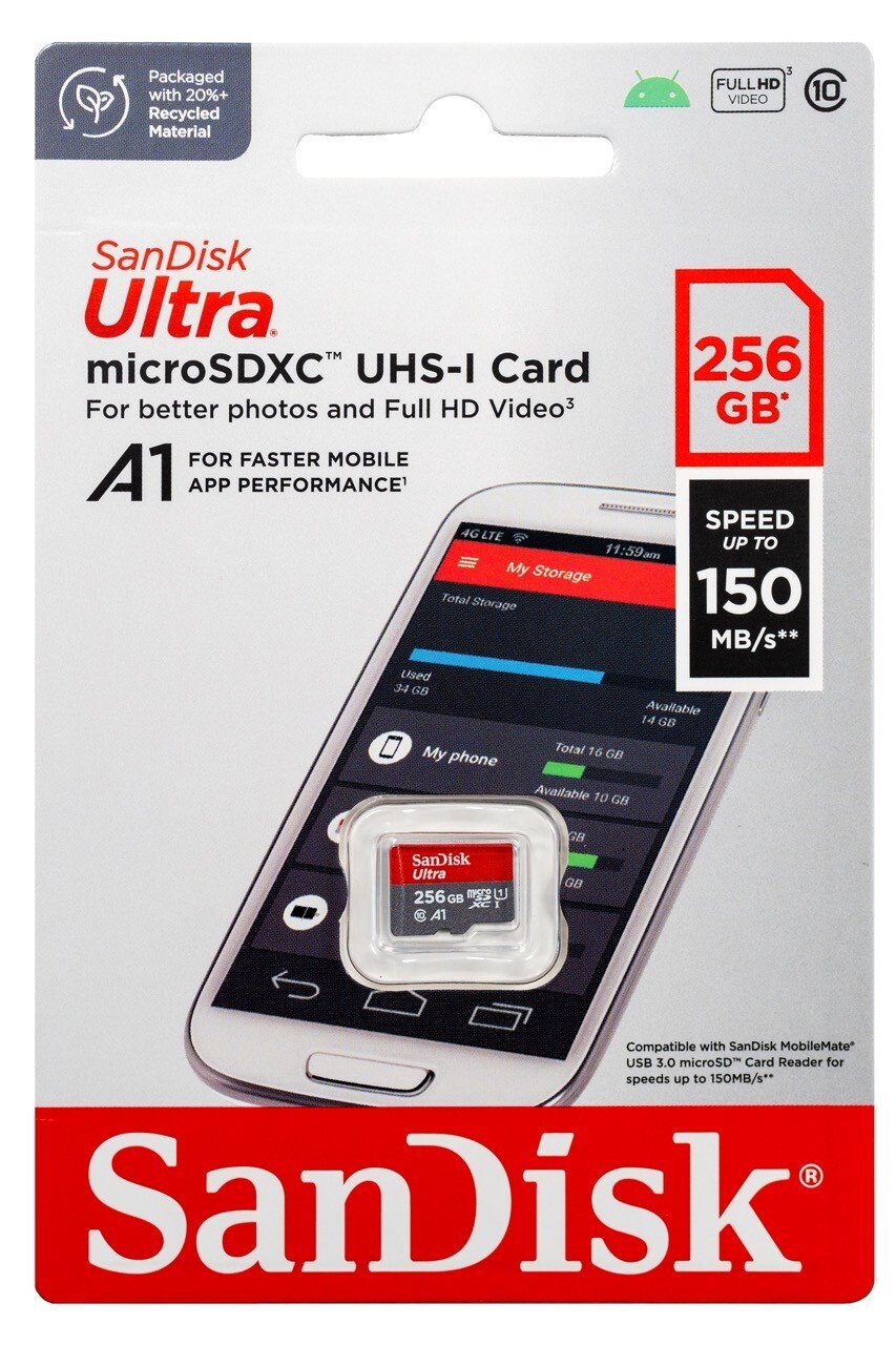 SanDisk Ultra microSD 256GB - slika 1